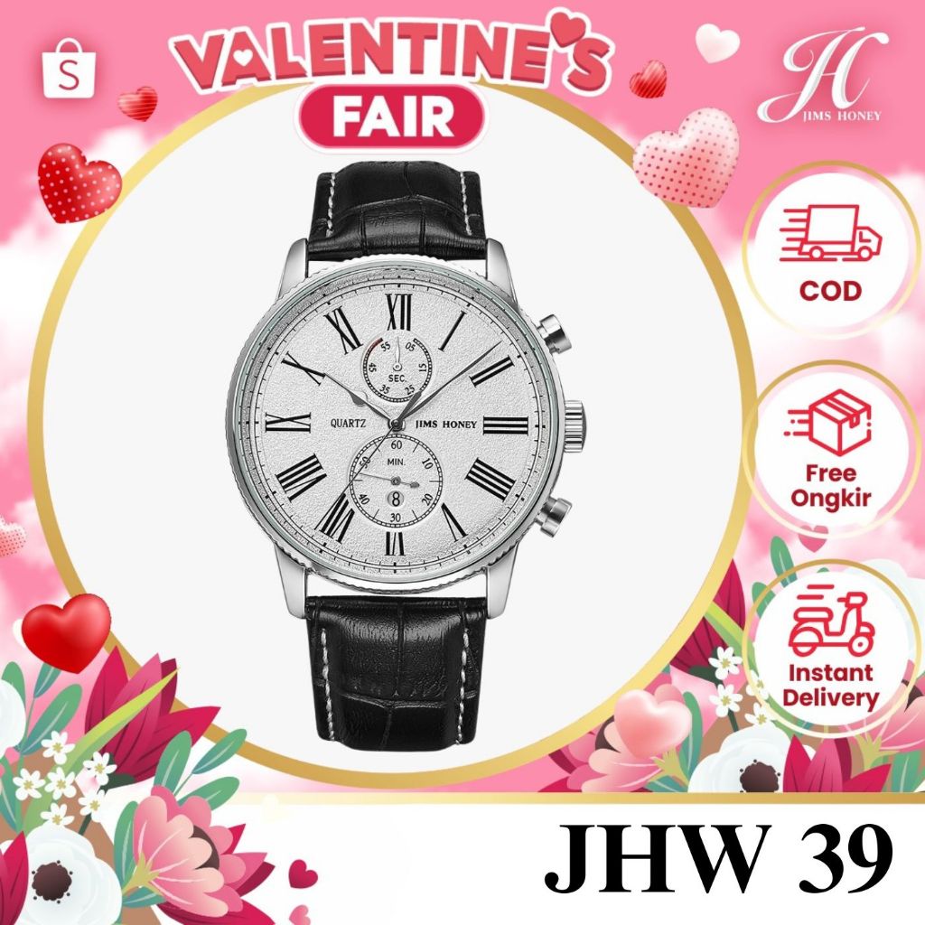 JIMS HONEY JHW 39 Jam Tangan Pria Cowok Jimshoney Murah Elegan Fashion Casual Terbaru