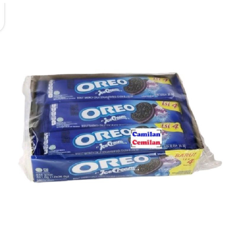 

Oreo Biskuit Rasa Ice Cream 1 Box Isi 12 PCS Termurah