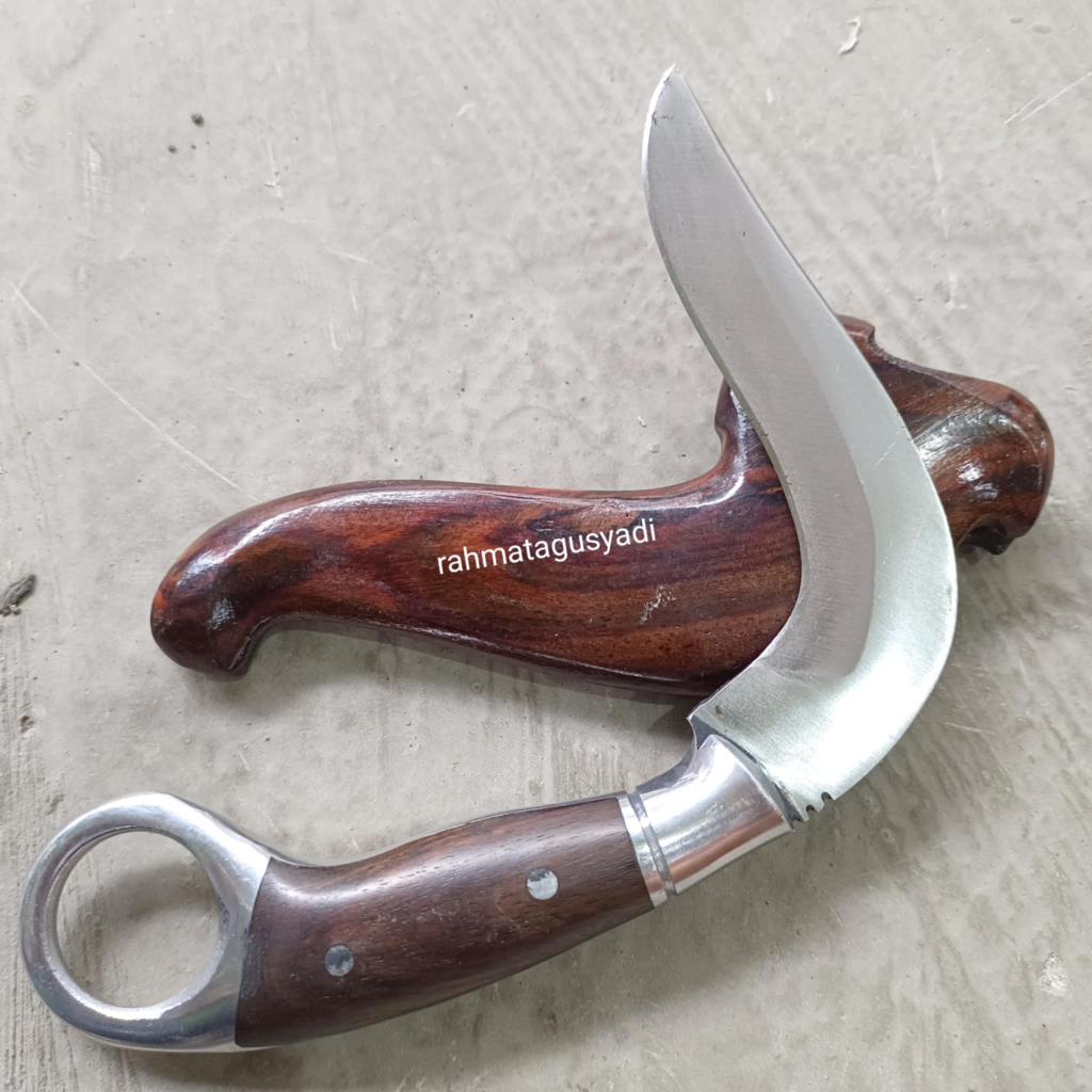Pisau Kerambit Minang mewah besi per asli super tajam