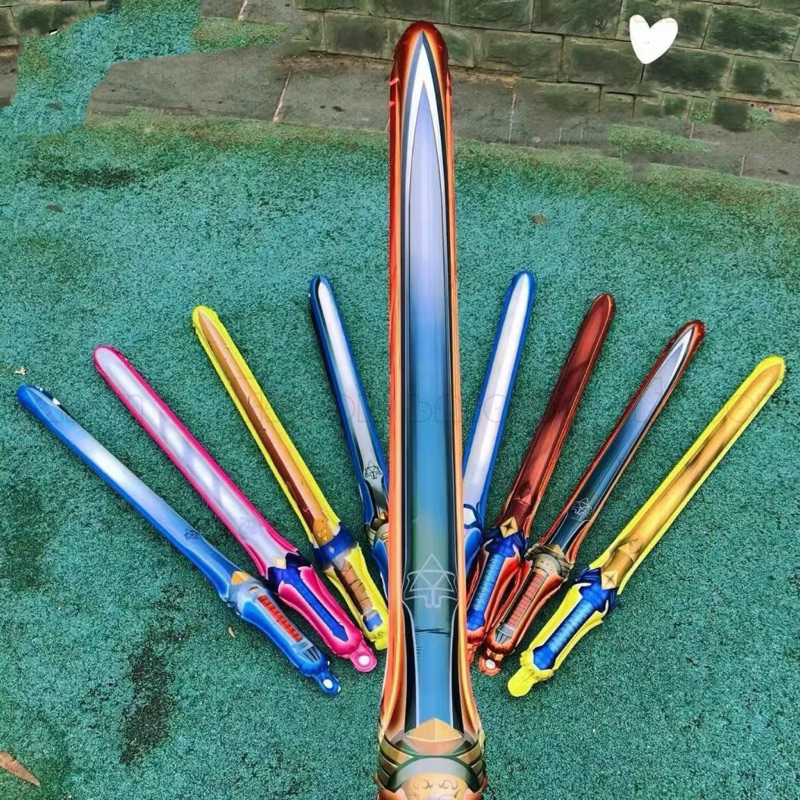 Mainan anak balon foil pedang/sword ksatria