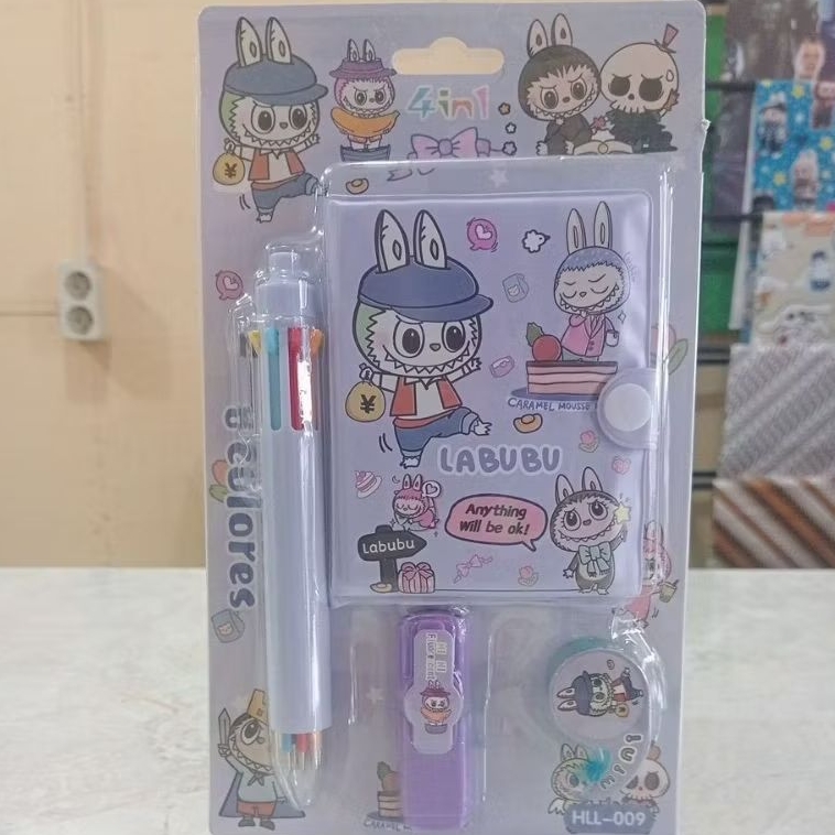 

Labubu Set Kertas dan Pensil
