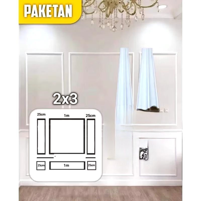 Greenleaf Pvc Moulding paket komplit siap pakai.