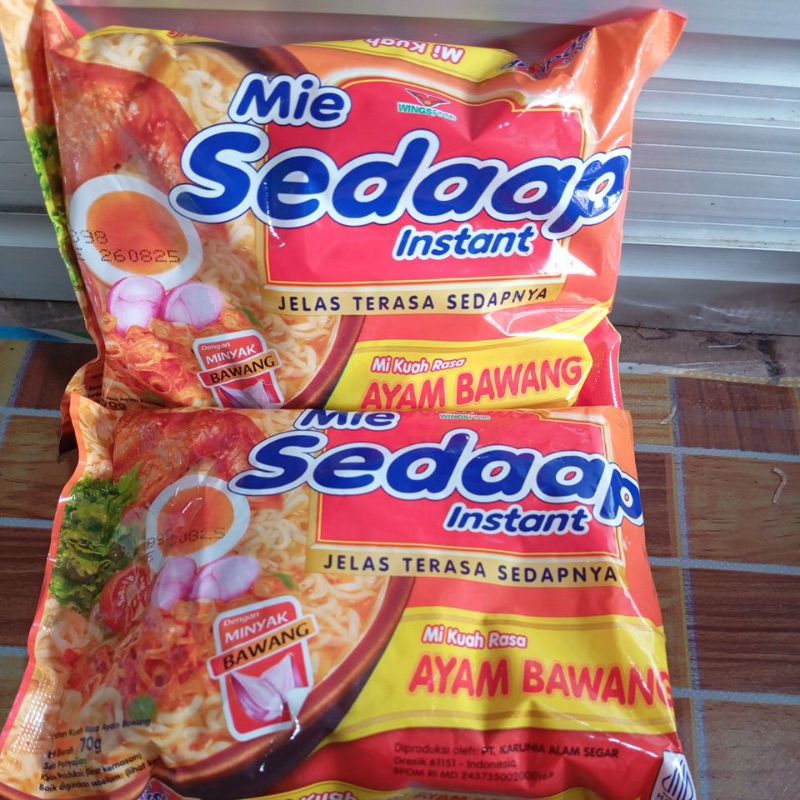

Mie sedap ayam bawang