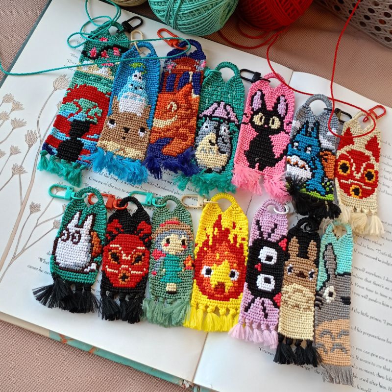 Ghibli Keychains /Ganci Ghibli / Bookmark Ghibli/ Ghibli Keycharms / Totoro Keychains / Ghibli Merch