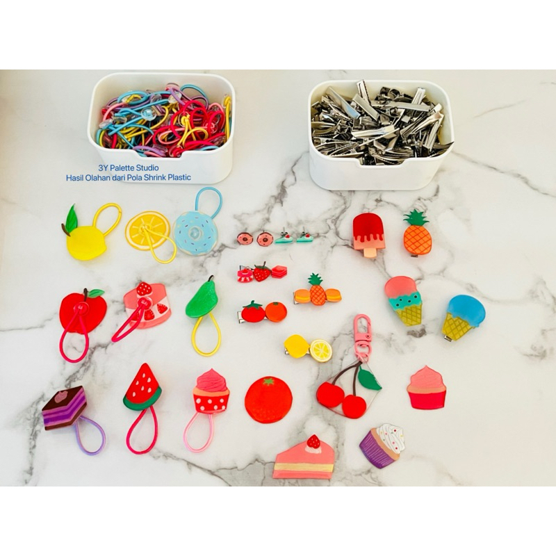 

Paket Shrink Paper Pola Gambar Shrinky Dink Waterproof