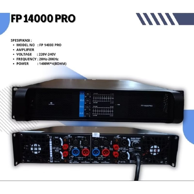 power soundqueen FP14000pro 4 chanel original SQ