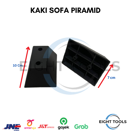 Kaki Sofa Plastik Piramid/ Kaki Sofa Ukuran 5 cm