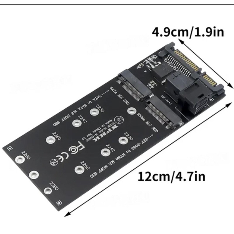 Adapter Converter Sata M.2 Ssd To 2.5 "Sata Nvme M.2 Ngff Ssd Ke