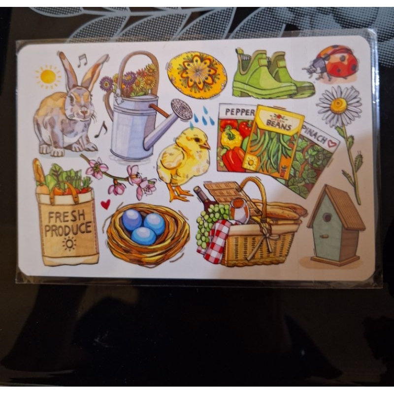 

kartu pos loupaper paskah/easter Loupaper postcard