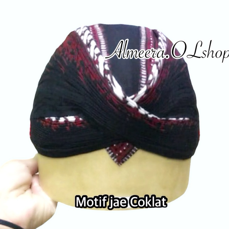 Blangkon alusan mataram jogja (ukuran setara peci/kopiah)