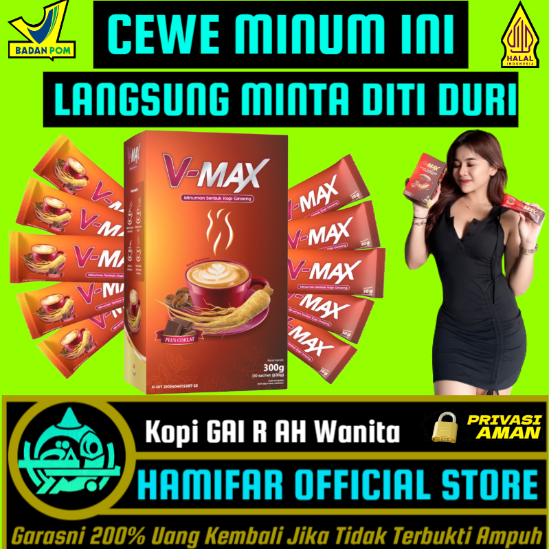 

kopi v-max kopi rasa cokelat kopi gingseng kopi wanita meningkatkan stamina menaikan gairah mood boster halal bpom original kopi sangee