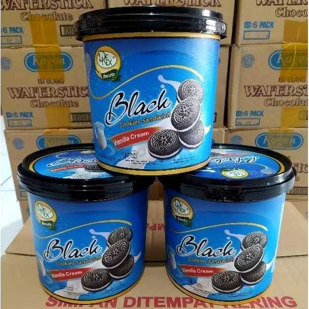 

DENEX BISKUIT BLACK COOKIES - Denex Black Cookies - Jajan Lebaran Toples