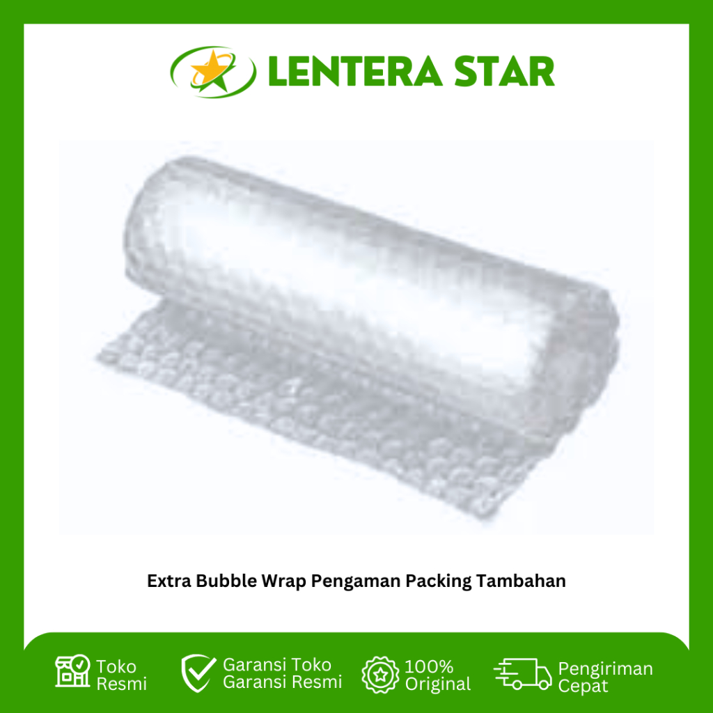 

Extra Bubble Wrap Pengaman Packing Tambahan