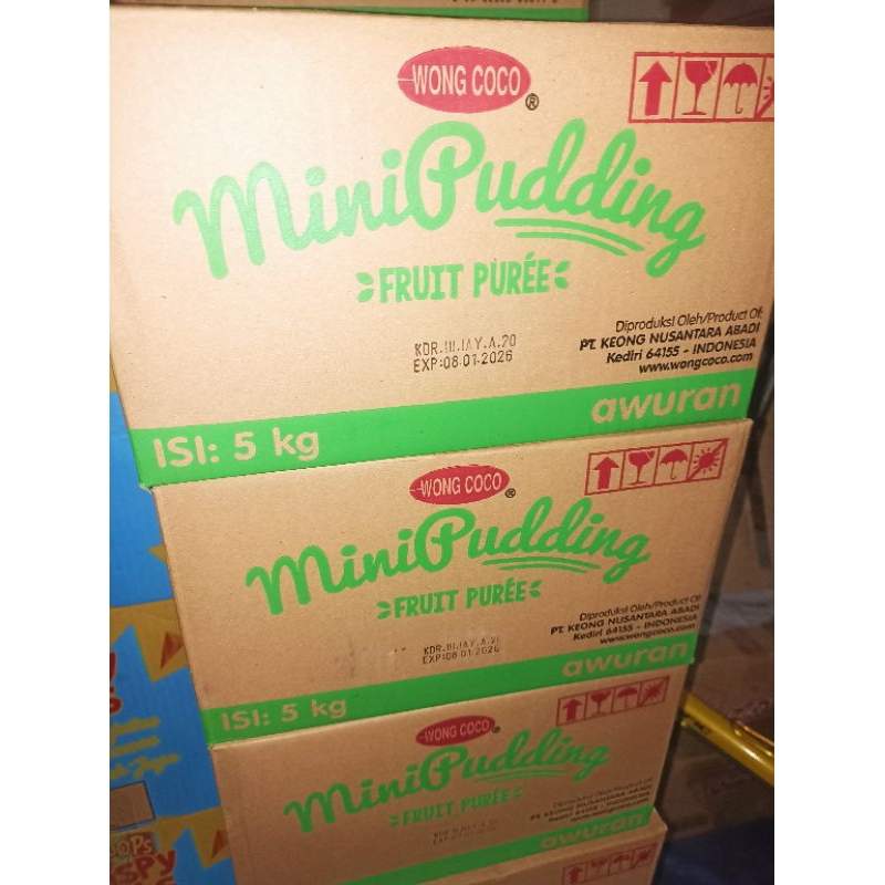 

Wong Coco Mini Pudding Fruit Puree Isi: 5 kg