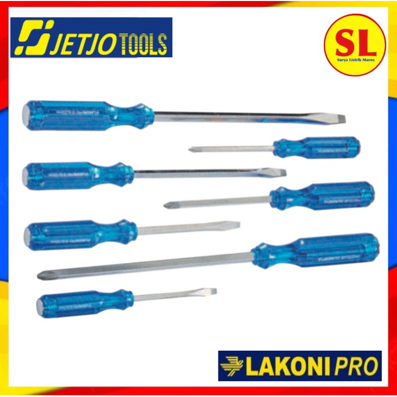 JETJOTOOLS OBENG SET TEMBUS 7 PCS 701032 / OBENG TUMBUK SET