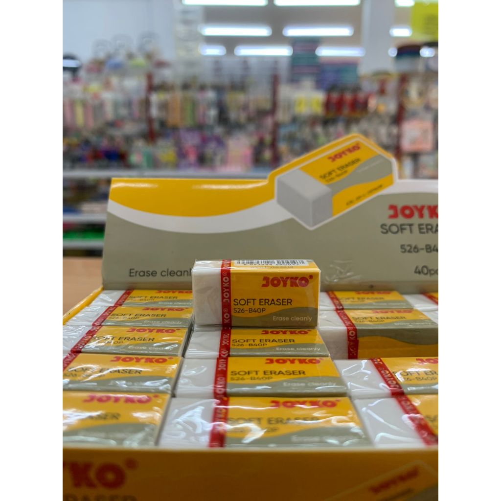 

Penghapus Joyko Kecil Putih 526-B40P / Eraser Hapusan Untuk Ujian