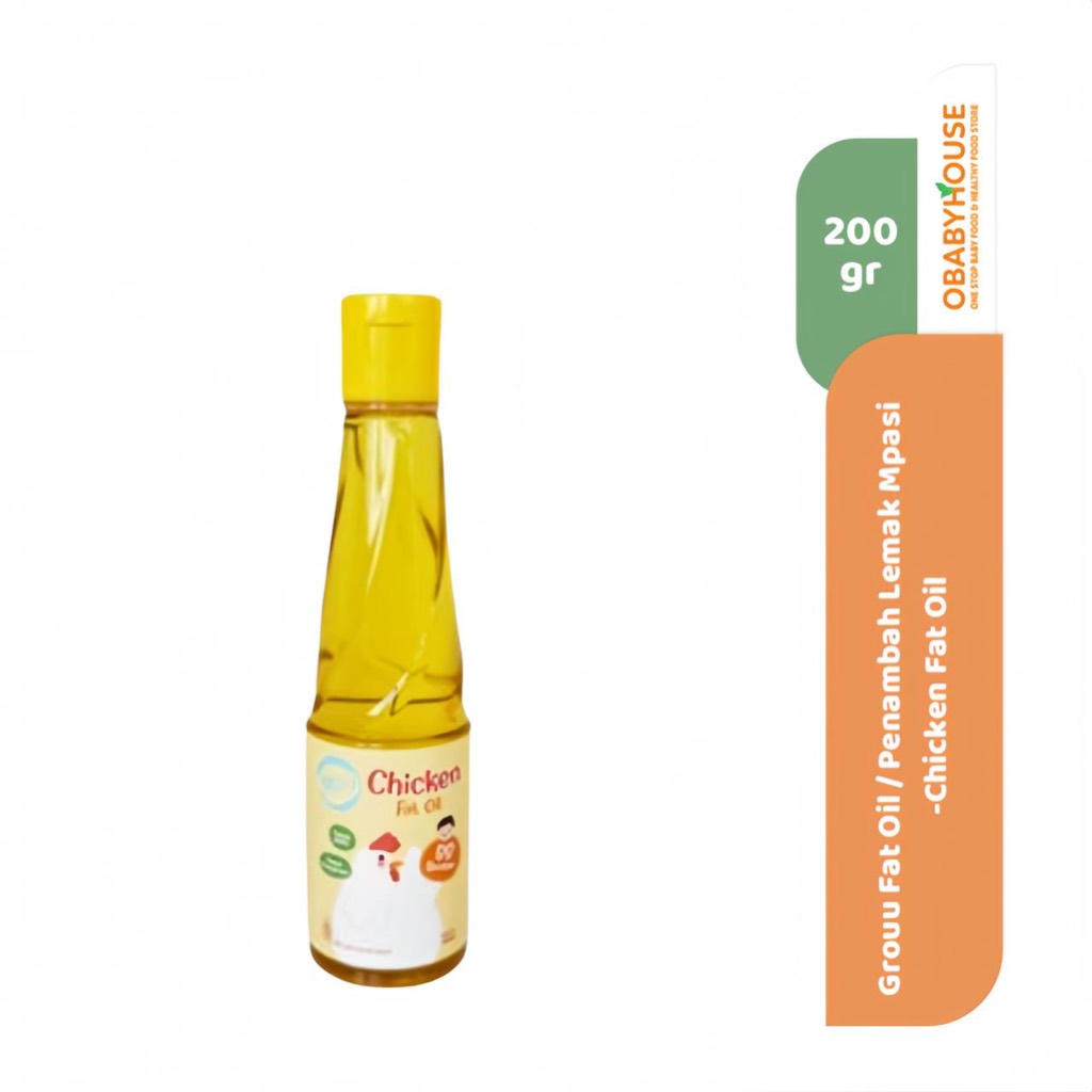 

Grouu Fat Oil / Penambah Lemak Mpasi - Chicken Fat Oil 145 ml