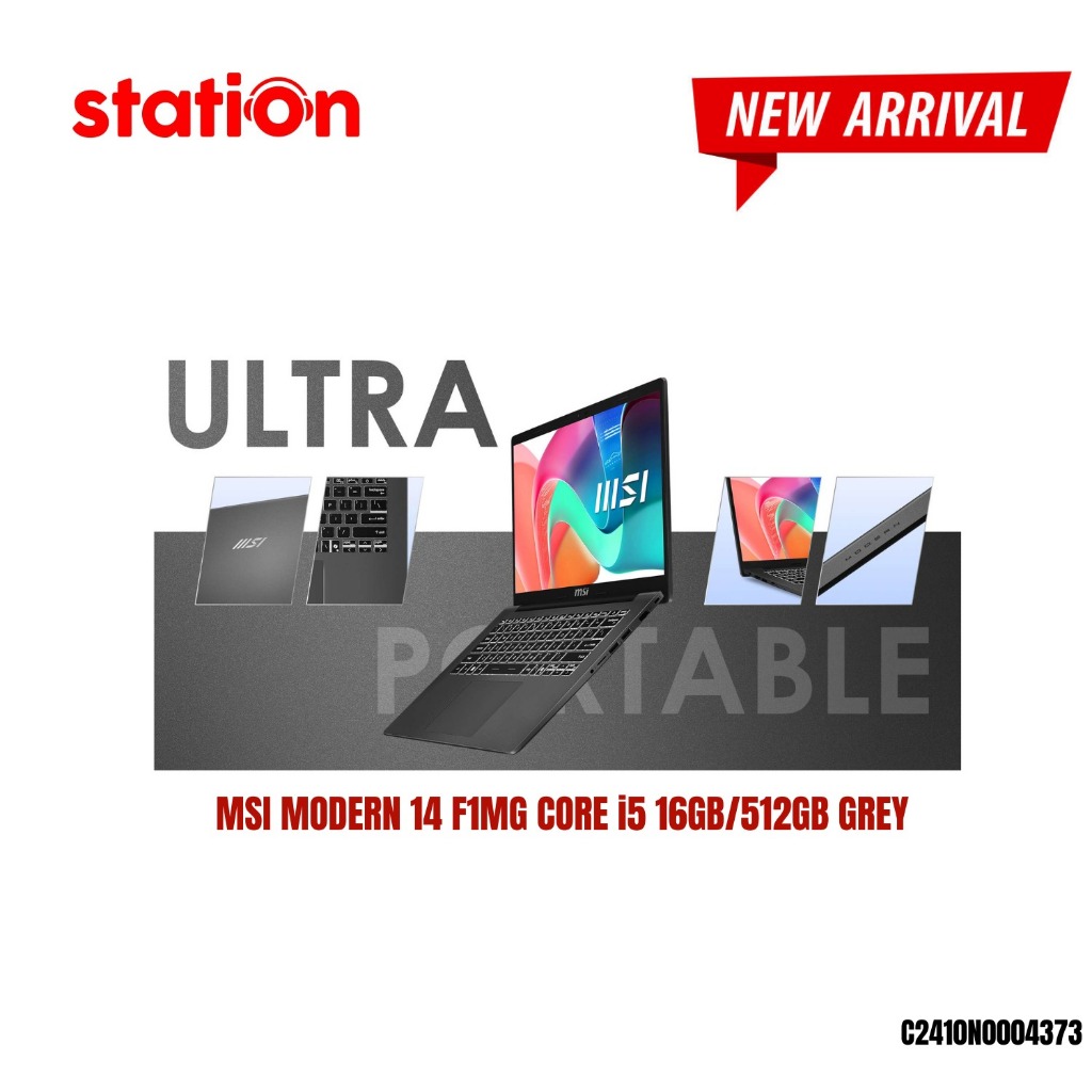 MSI MODERN 14 F1MG CORE i5 16GB/512GB GREY