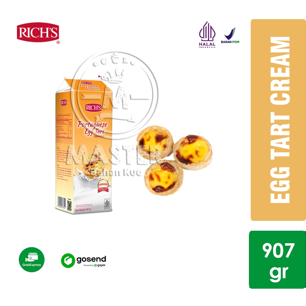 

Richs Portuguese Egg Tart Topping Cream 907g [KHUSUS INSTANT]