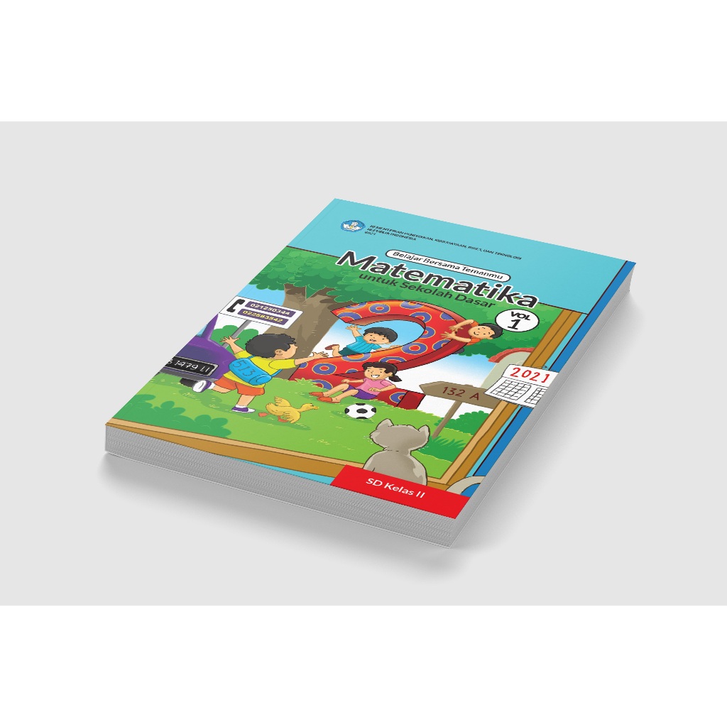 Buku Matematika Vol 1 Kelas 2 SD Kurikulum Merdeka ( Buku Paket Sekolah, Buku Matematika Vol 1 Kelas