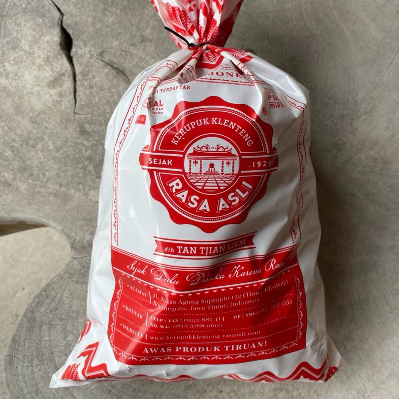 

Kerupuk klenteng [matang 1kg] khas Asli BOJONEGORO