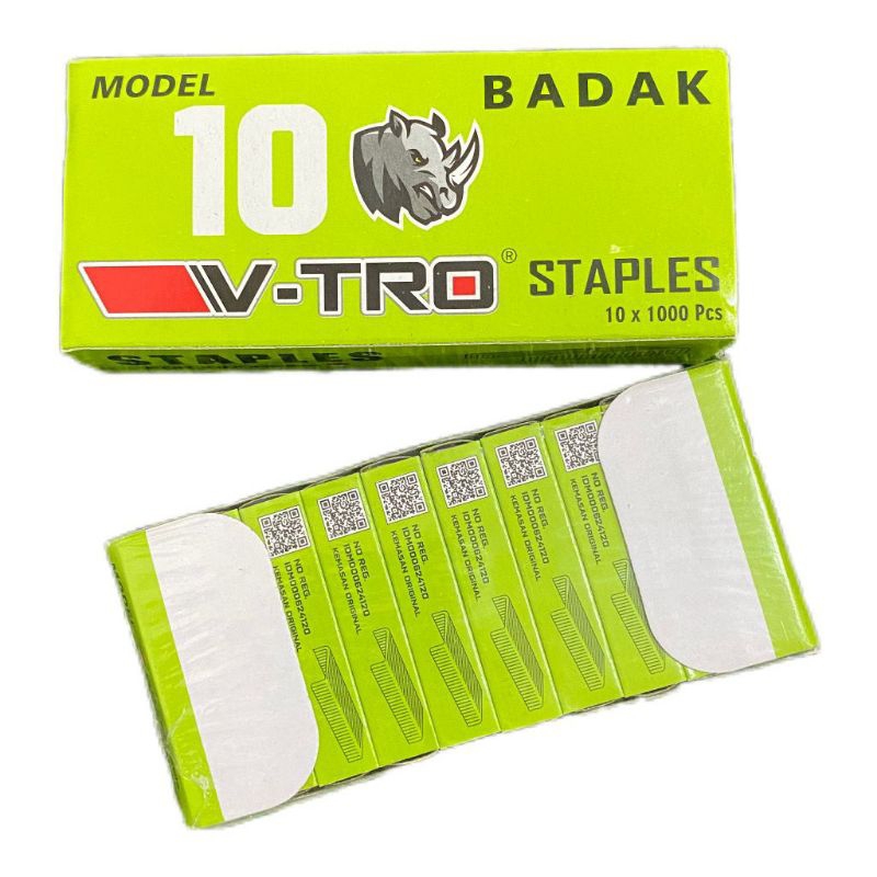 

ISI STAPLES BADAK VITRO NO 10