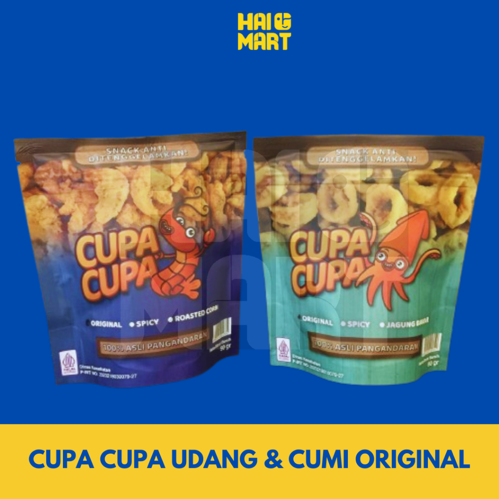 

Snack Seafood Asli Cupa Cupa 50gr