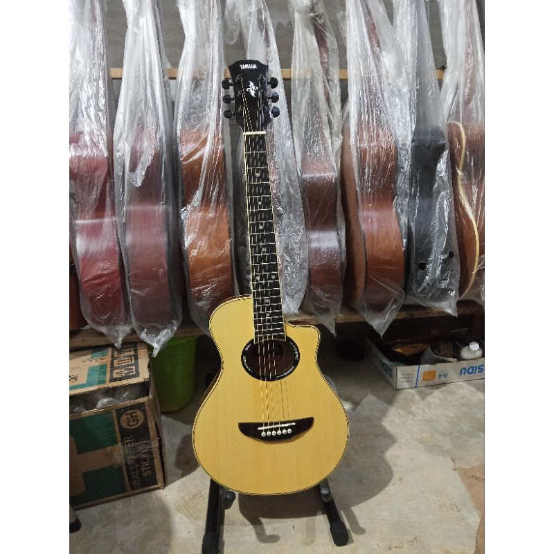 Gitar 3/4 Yamaha Apx500 Akustik Custom Tanem Besi Bonus Tas
