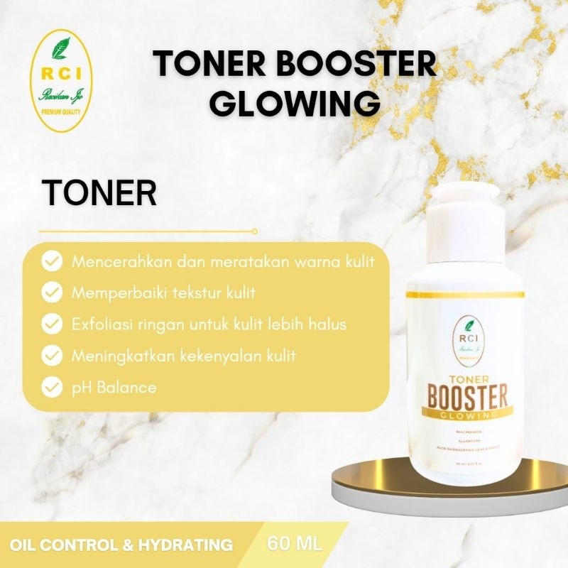 TONER BOOSTER GLOWING RCI SKINCARE Menghidrasi Kulit