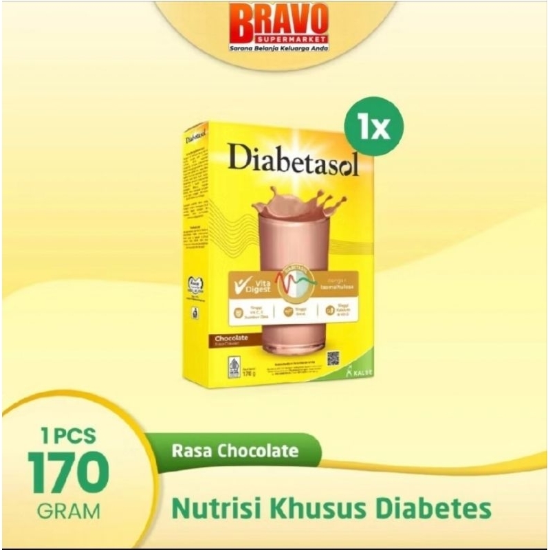 

Diabetasol 170 gr - Susu Untuk Bantu Jaga Gula Darah