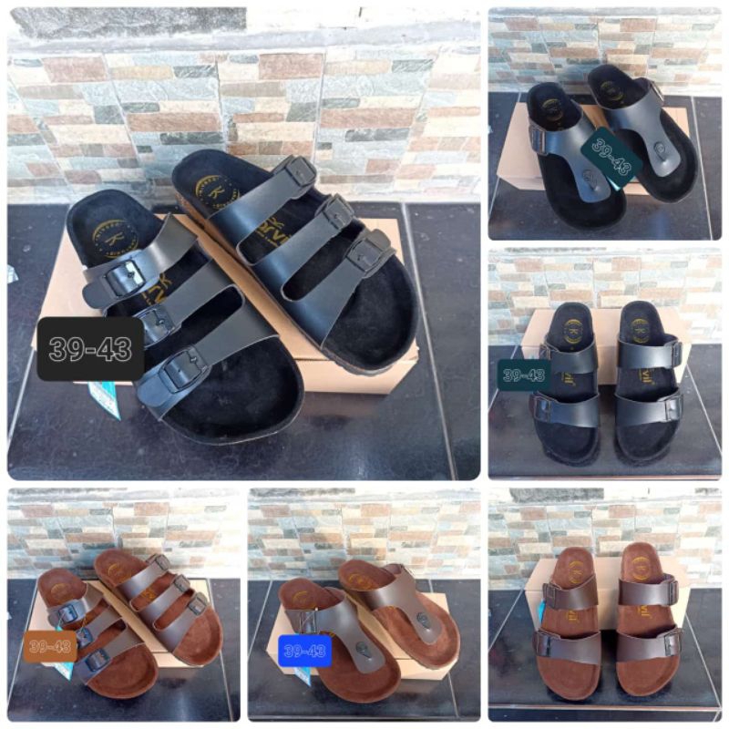 FLASH SALE Sendal Selop Pria Keren Kasual Carvil//Sendal Pria Model Terbaru Carvil