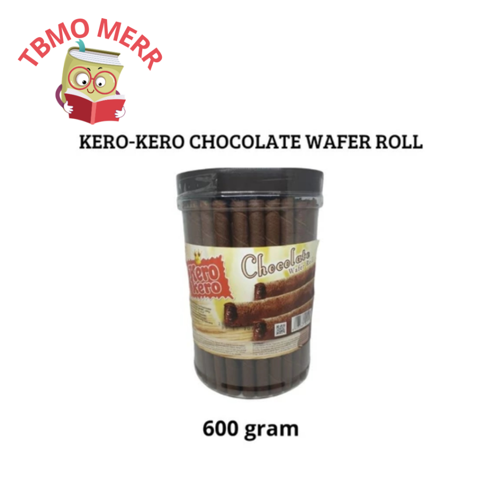 

Kero-Kero Wafer Roll Extra Long Chocolate 600GR - Biskuit Lebaran