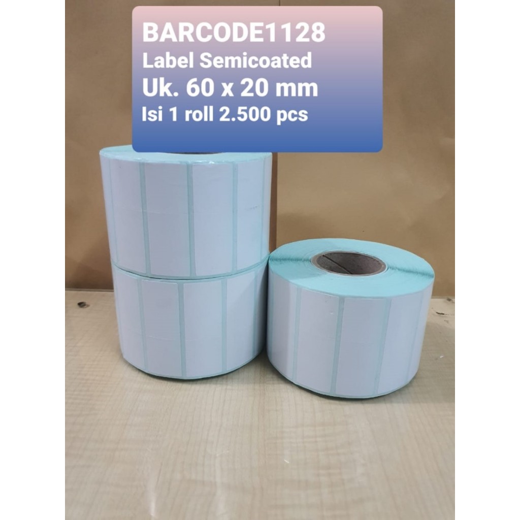 

LABEL SEMICOATED 60X20|60x20|60mm x 20mm ISI 2.500 PCS