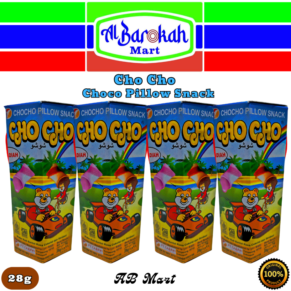 

Cho Cho Pillow Snack Cokelat 32g Berhadiah Mainan