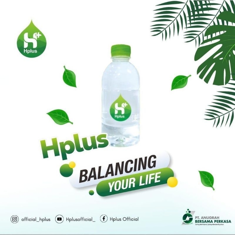 

H plus Air PH tinggi bersertifikasi halal dan Bpom 330 ml & 600 ml