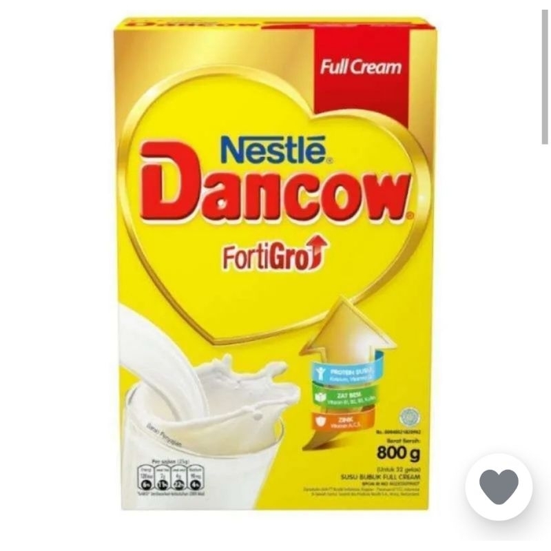 

Dancow fortigo full cream / coklat (780gr)