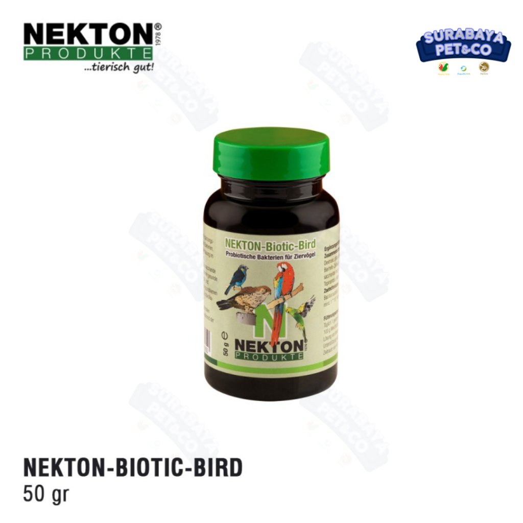 Nekton Biotic Bird 50gr Probiotik Burung Pencernaan Sehat Lovebird Parrot Kenari Supplement - Suraba
