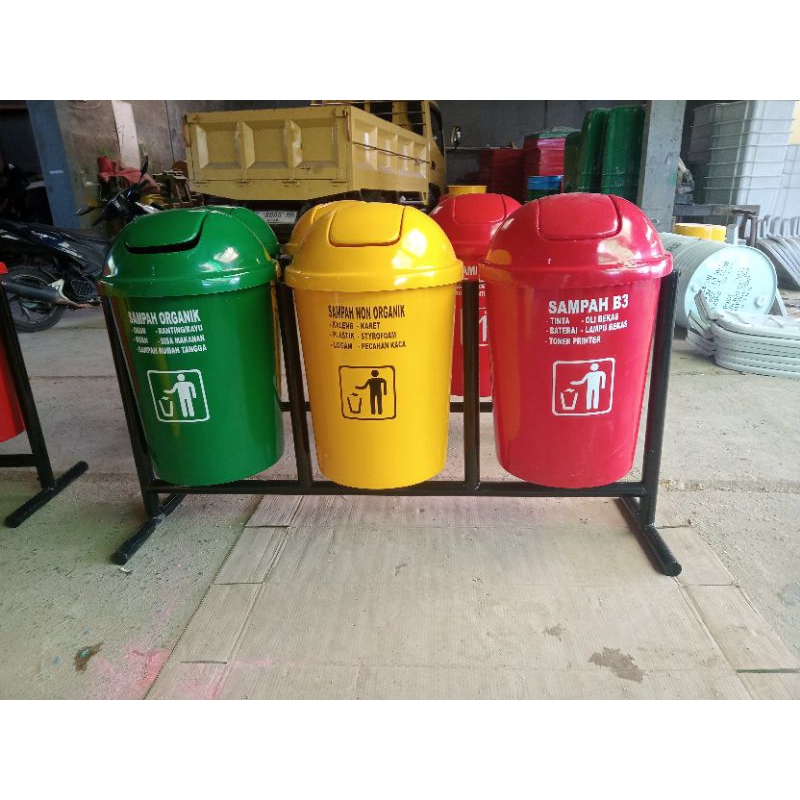 tempat sampah fiberglass 80 liter, tempat sampah outdoor, tempat sampah, tong sampah