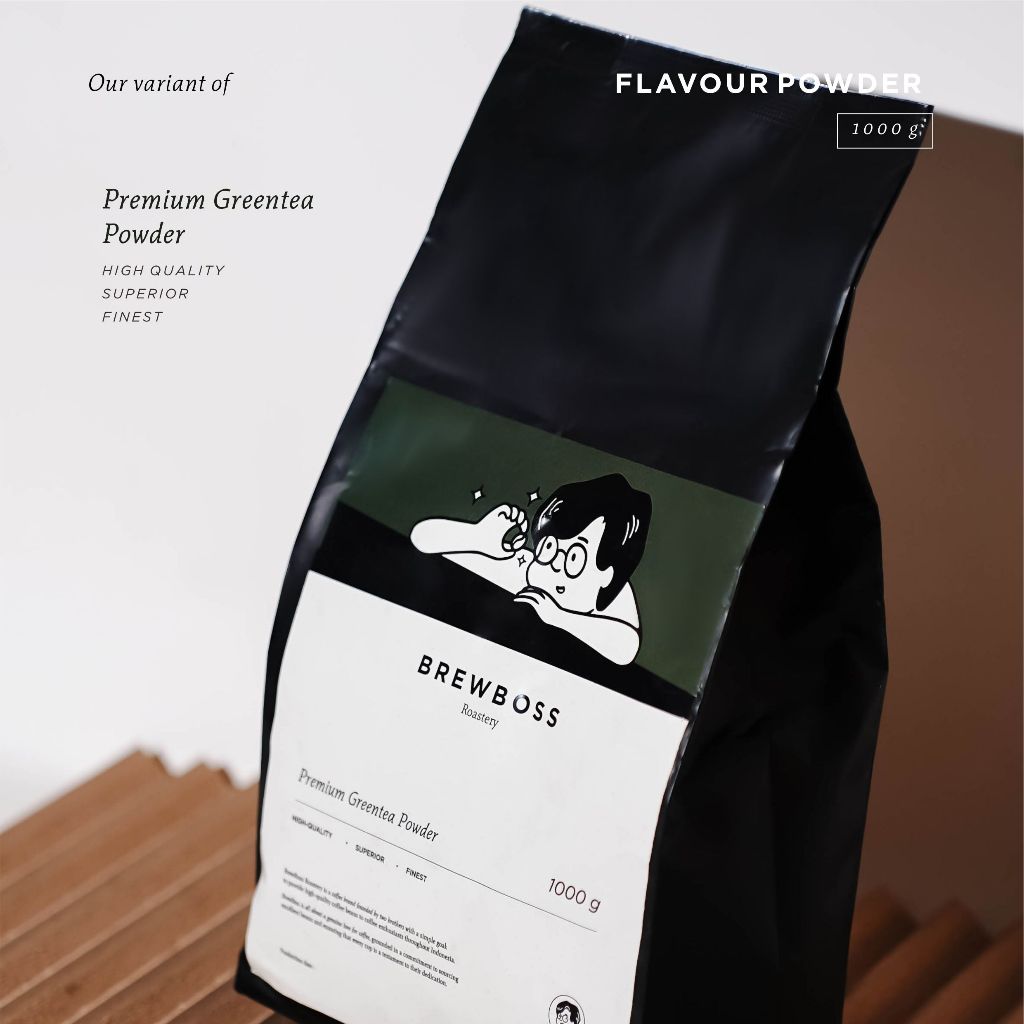 

Greentea | Green Tea | BrewBoss Flavor Powder | 1000g | Bubuk | Serbuk