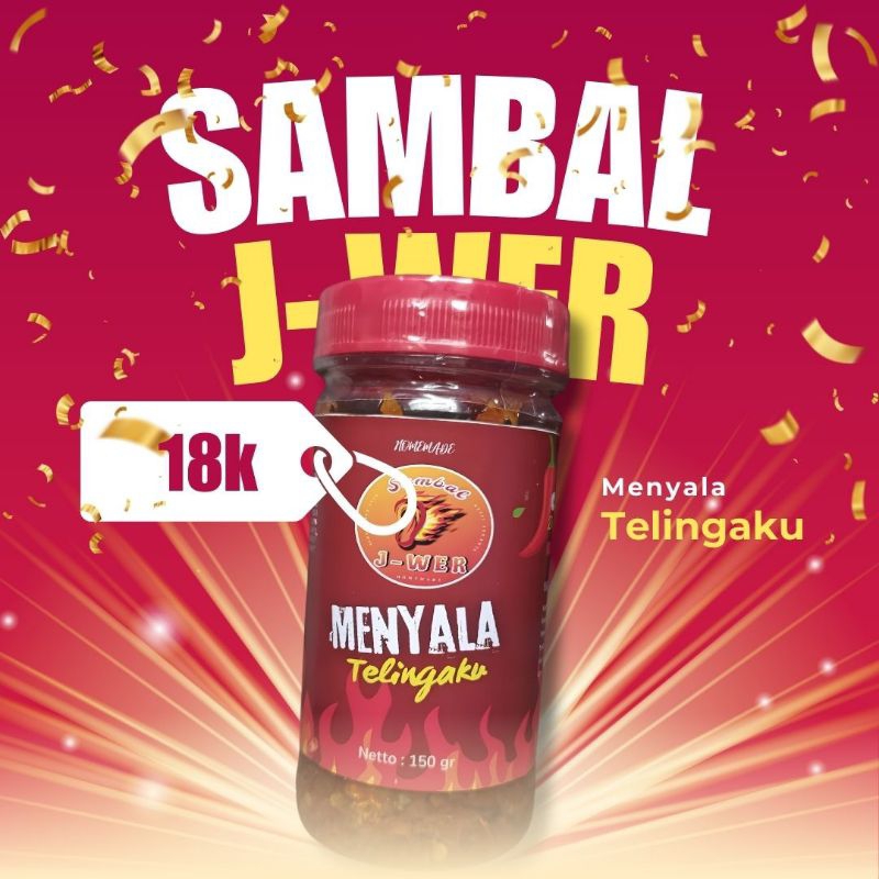 

Sambal J-WER "Menyala Telingaku