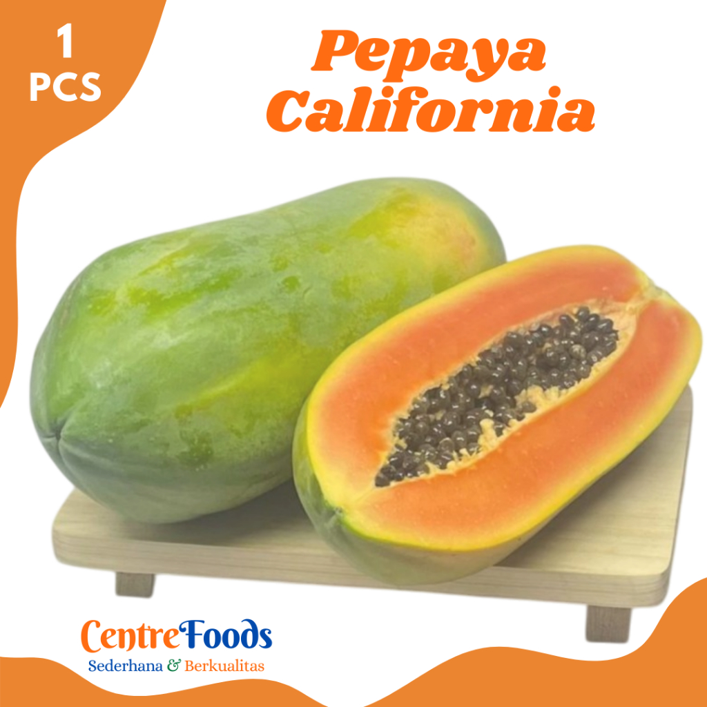 

PEPAYA California - Buah Pepaya California Manis Fresh | 1 Buah [ Harga Per PCS ]