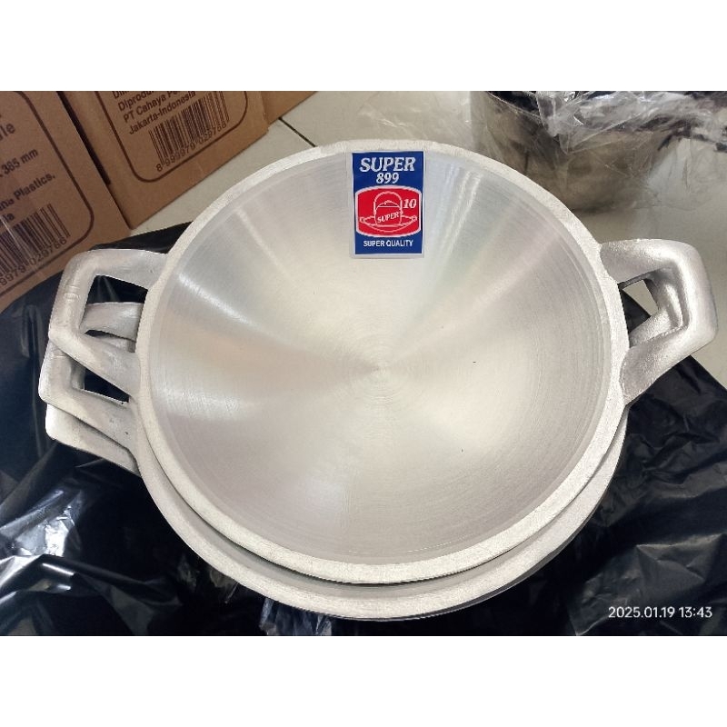 [per pcs] Wajan Super 899 No.10/Wajan Alumunium Anti Lengket/Kuali Kecil/Wajan penggorengan Kecil