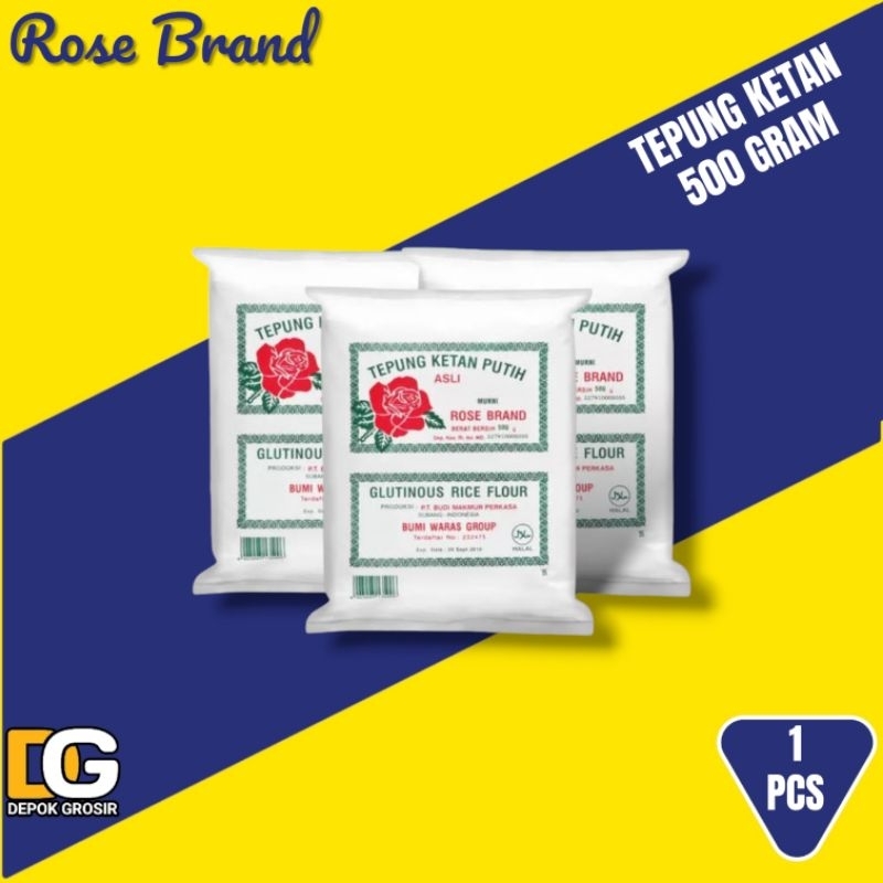 

Tepung Ketan Rose Brand 500 gram
