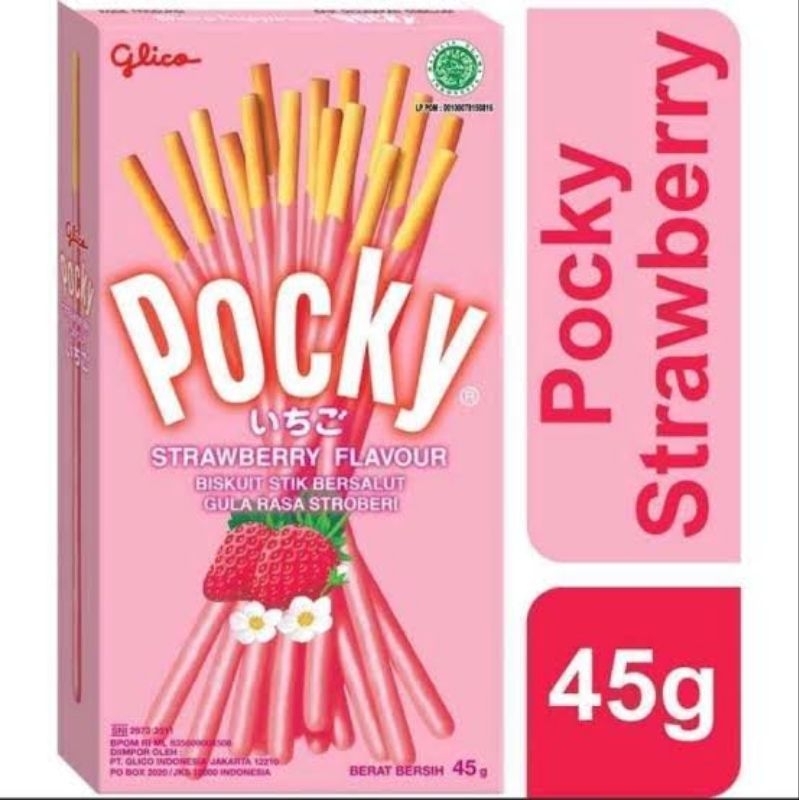 

pocky stroberi pocky strawberry 45gr x 60 box
