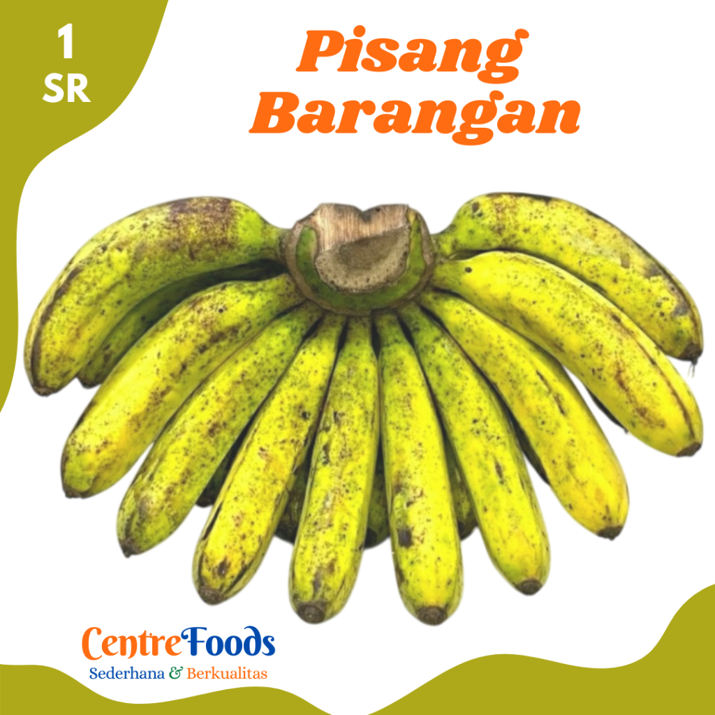 

PISANG Barangan - Buah Pisang Barangan Medan Fresh | 1 Sisir [ Harga Per SISIR ]