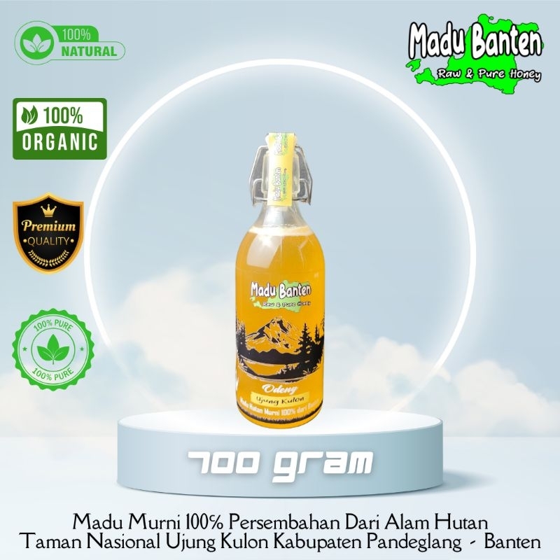 

Madu Odeng / Sialang / Apis Dorsata [ Murni 100℅ ] Ujung Kulon Nektar Tongtolok Kemasan 700 Gram