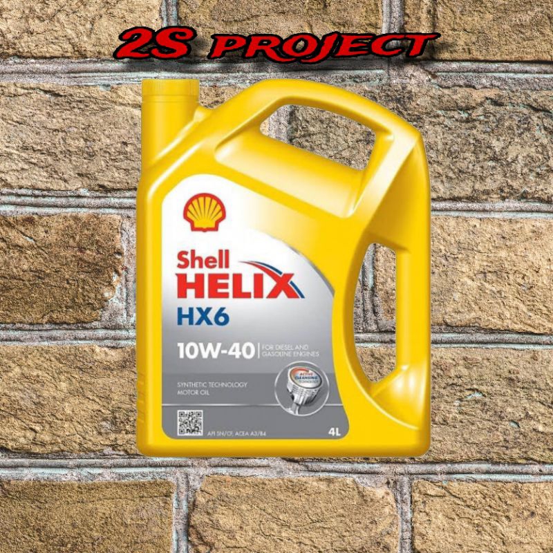 OIL OLI SHELL HELIX HX6 MOBIL 4LITER