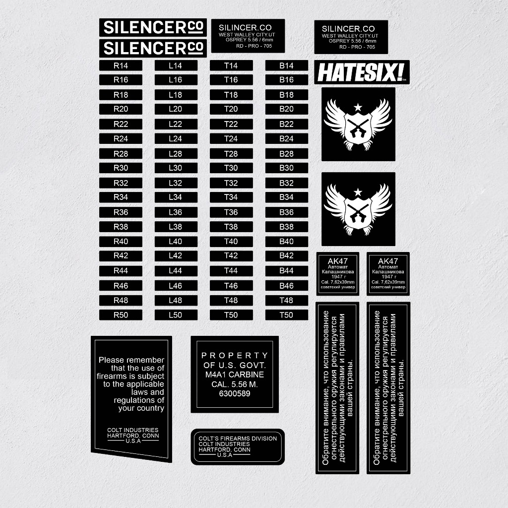 

stiker decal body dcobra hatesix