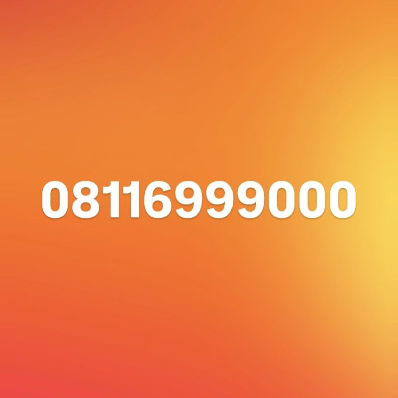 Nomor Cantik Perdana Telkomsel Halo 0811 6999 000 11 Digit bukan Simpati As Loop 12 digit 10 digit 6
