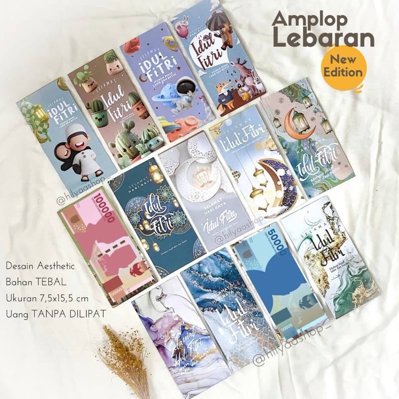 

[Ukuran Uang] isi 20 pcs Amplop Lebaran Premium / Amplop Lebaran Murah / Angpau Lebaran